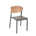Стілець Bake WOOD ANTHRACITE1